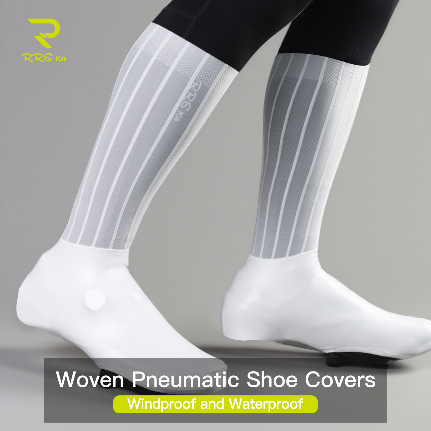 Cycling Shoe Covers - Penutup Sepatu Sepeda Aerodinamis RRSkit, Ringan,