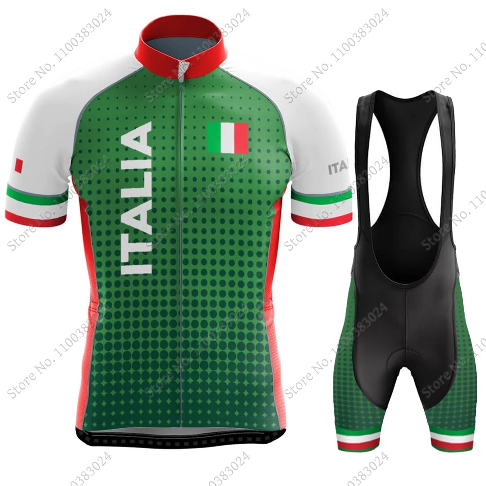 Cycling Gear Italy - Jersey Bersepeda 2024, setelan pakaian sepeda