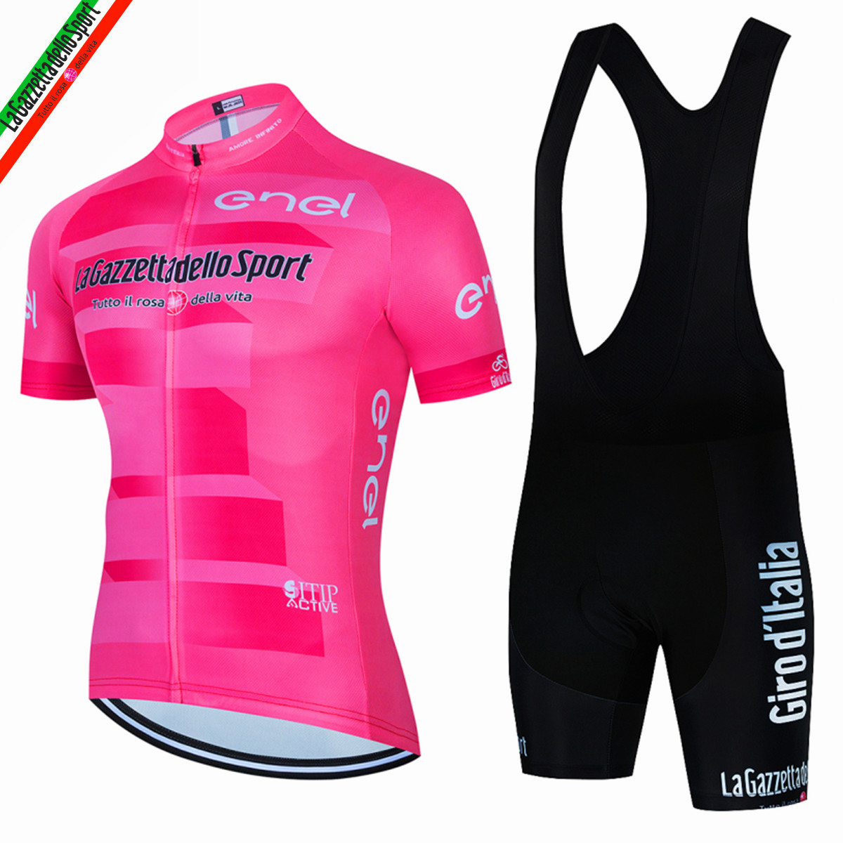 Setelan Jersey Sepeda Tour Of  - Cycling Gear Italy ulasan dan harga